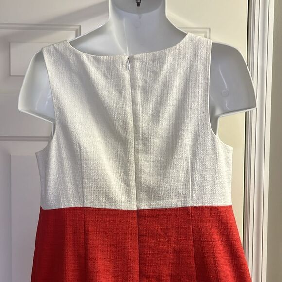 Talbots Women’s Color Block Sleeveless Sheath Dress- Size 10 - Picture 8 of 13